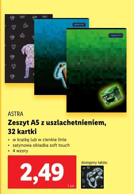 zeszyt w linie