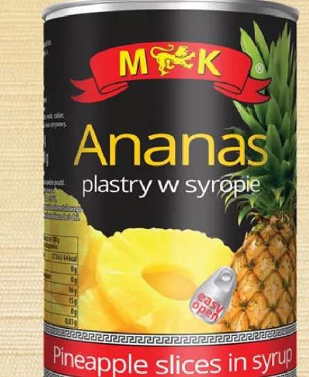 ananas w puszce