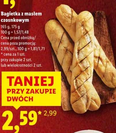 bagietka z masłem czosnkowym