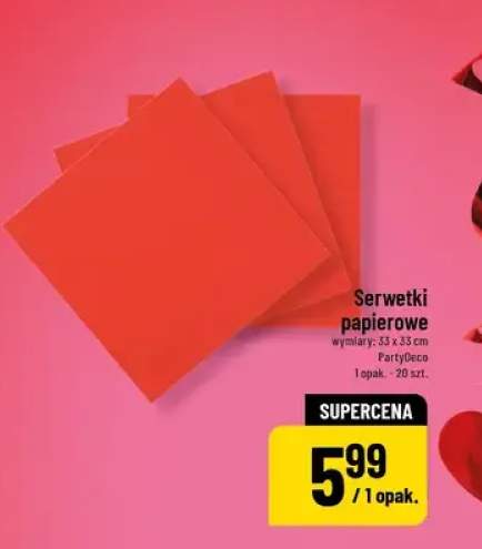 serwetki papierowe