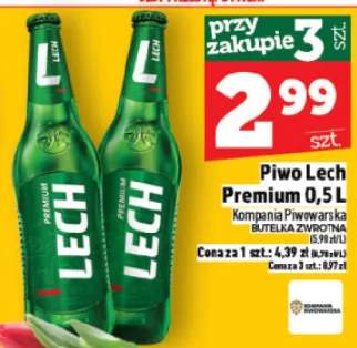 Piwo Lech Premium 0,5 L