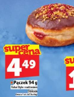 Pączek 94 g Delux Sykes z nadzieniem