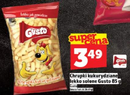 Chrupki kukurydziane lekko solone Gusto 85 g