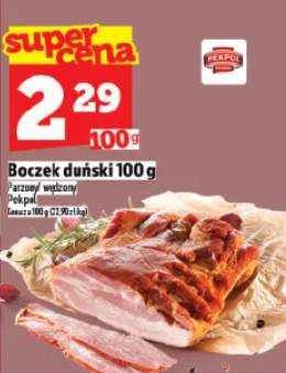 Boczek duński Pekpol parzony/wędzony 100g