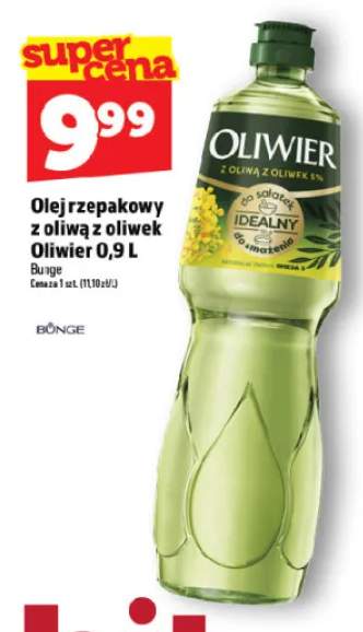 Olej rzepakowy z oliwą z oliwek Oliwier 0,9 L