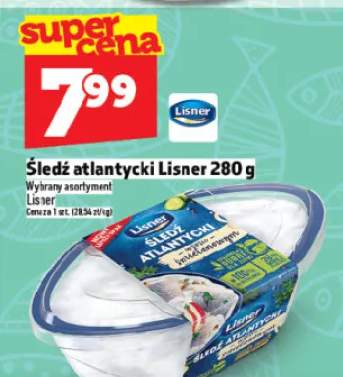 Śledź atlantycki Lisner 280 g wybrane rodzaje