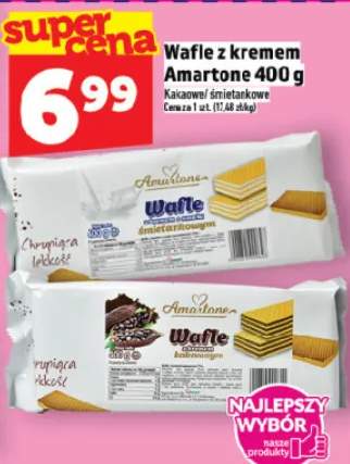 Wafle z kremem Amartone 400 g