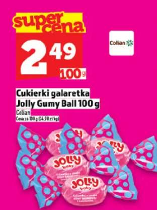 Cukierki galaretka Jolly Gumy Ball 100 g