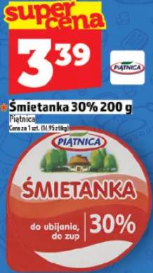 Śmietanka 30% 200 g Piątnica