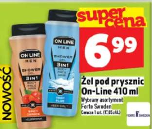 Żel pod prysznic On-Line 410 ml