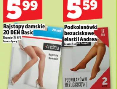 Rajstopy damskie 20 DEN Basic Andrea