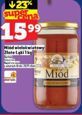 Miód wielokwiatowy Złote Łąki 1 kg