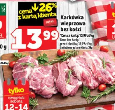Karkówka wieprzowa bez kości