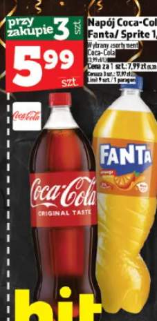 Napój Coca-Cola 1,5 l