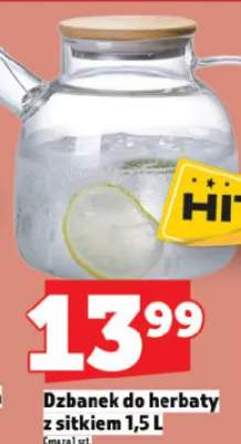 Dzbanek do herbaty z sitkiem 1,5 L