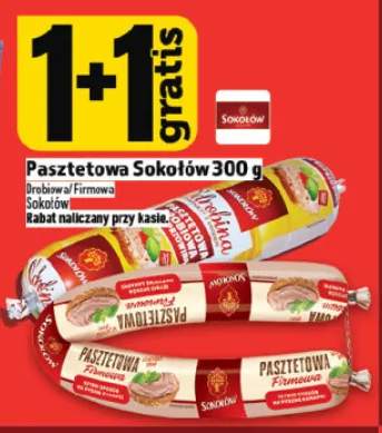 Pasztetowa Sokołów 300g