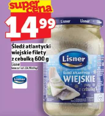 Śledź atlantycki wiejskie filety z cebulką 600g