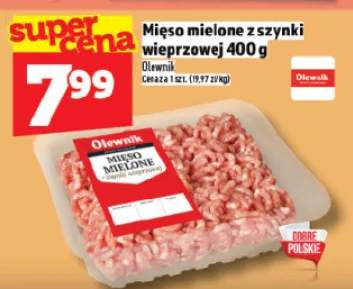 Mięso mielone z szynki wieprzowej 400 g