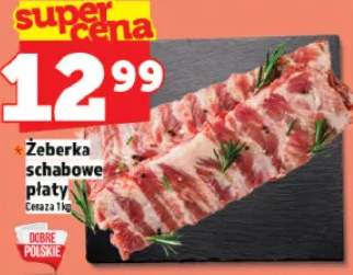 Żeberka schabone płaty