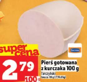 Pierś gotowana z kurczaka 100 g