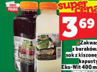 Zakwas z buraków/sok z kiszonej kapusty Eko-Wir