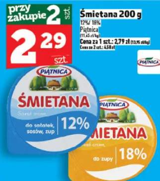 Śmietana 12% 18%