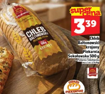 Chleb Bałtonowski krojony