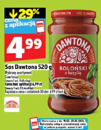 Sos Boloński z bazylią