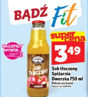 Sok tłoczony spiżarnia dworska jabłko 750ml