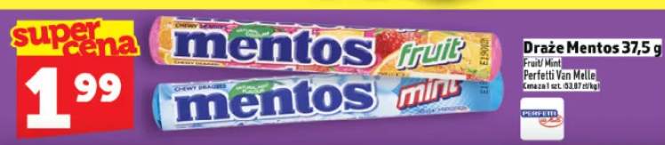 Draże Mentos Fruit Mint