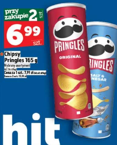 Chipsy Pringles Salt & Vinegar