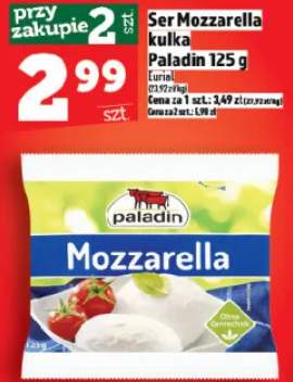 Ser Mozzarella kulka Paladin 125g