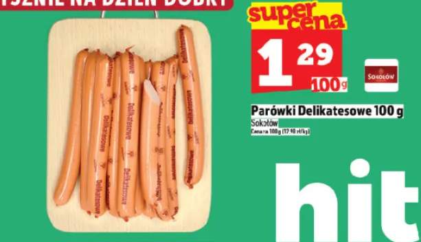 Parówki Delikatesowe