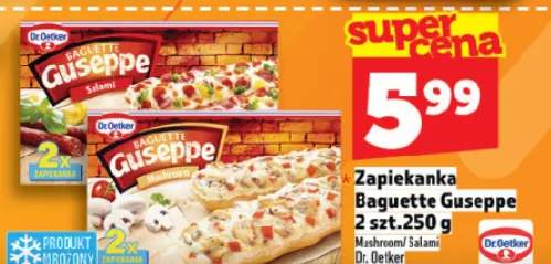 Zapiekanka Baguette Guseppe Vushnoni Salami