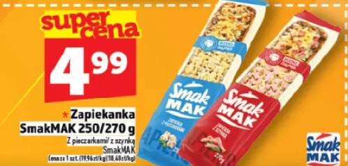 Zapiekanka z pieczarkami / z szynką