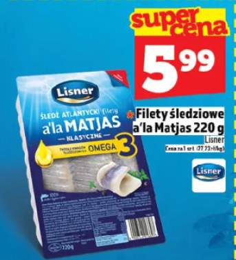 Filety śledziowe a'la Matjas