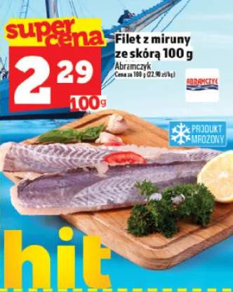 Filet z miruny ze skórą