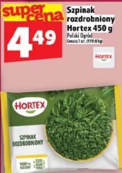 Szpinak rozdrobniony Hortex
