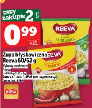 Zupa błyskawiczna Reeva 60/62 g