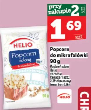 Popcorn do mikrofalówki 90g