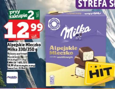 Alpejskie Mleczko 330/350g