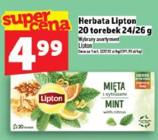 Herbata Lipton 20 torebek