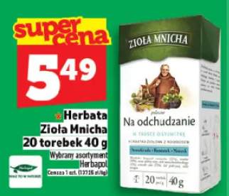 Herbata Zioła Mnicha 20 torebek