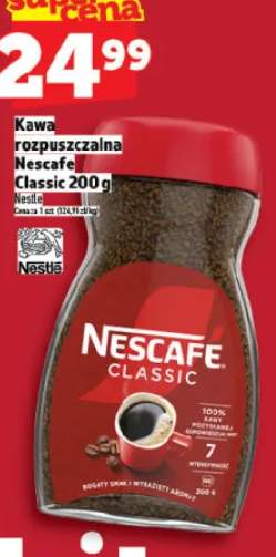 Kawa rozpuszczalna Nescafe Classic