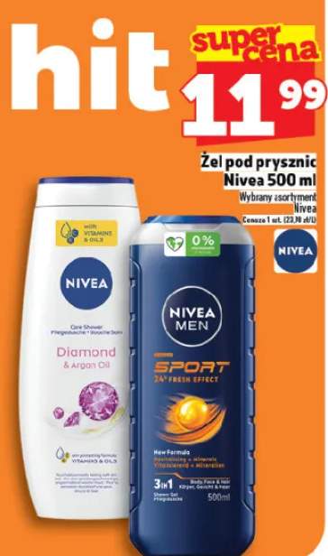 Żel pod prysznic Nivea