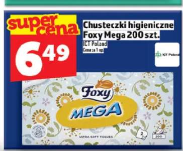 Chusteczki higieniczne Foxy Mega