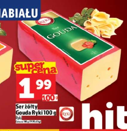 Ser żółty Gouda 100g