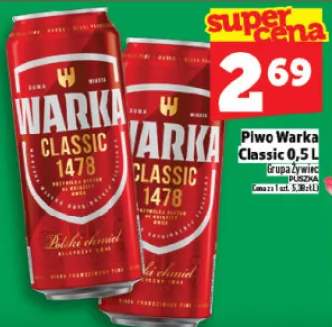 Piwo Warka Classic