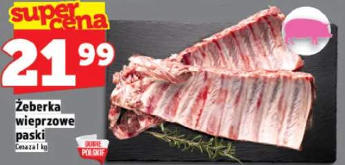 Żeberka wieprzowe paski