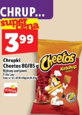 Chrupki Cheetos ketchup